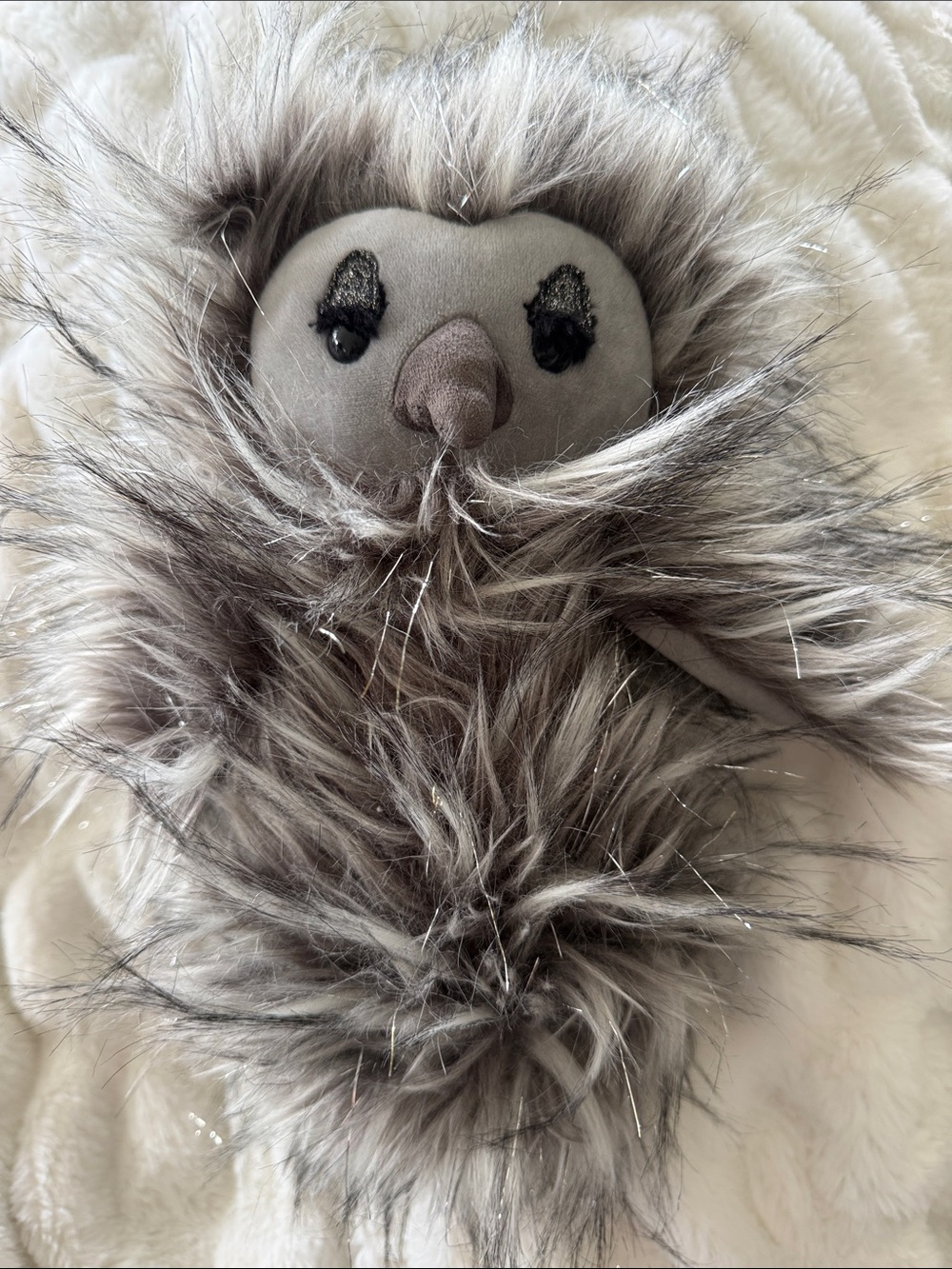 Jellycat Gloria Owl Gray Stuffed Animal